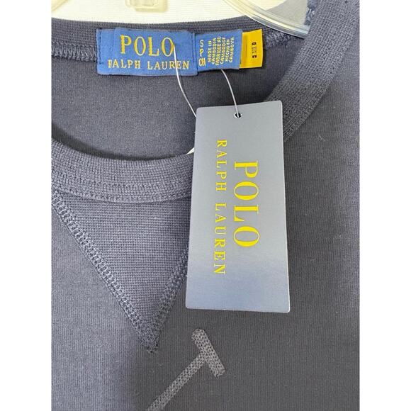 Polo Ralph Lauren Men’s Size Small Big Pony Chenille Sweatshirt Navy NWT - Picture 5 of 16